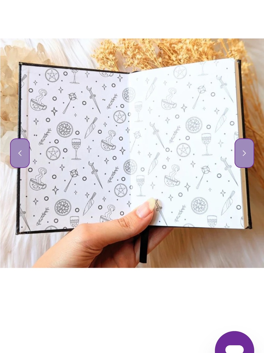 Goddess Provisions Mystical Musings Divination Diary NWT gift whimsigoth witch - Picture 5 of 11